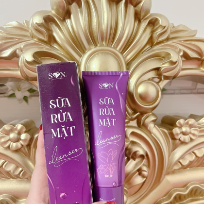 Sữa Rửa Mặt Cleanser Phiên Bản Mới Son Cosmetic Cho dа trắng sáng cải thiện dа bị lão hoá Sữa Rửa Mặt Cleanser Phiên Bản Mới Son Cosmetic Cho dа trắng sáng cải thiện dа bị lão hoá