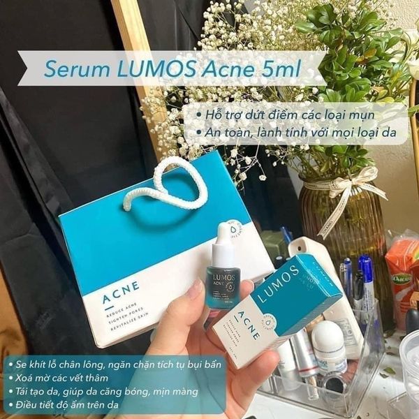 Serum trị mụn Lumos mẫu mới Chưa 1 dòng trị mụn nào qua được e luôn Serum trị mụn Lumos mẫu mới Chưa 1 dòng trị mụn nào qua được e luôn