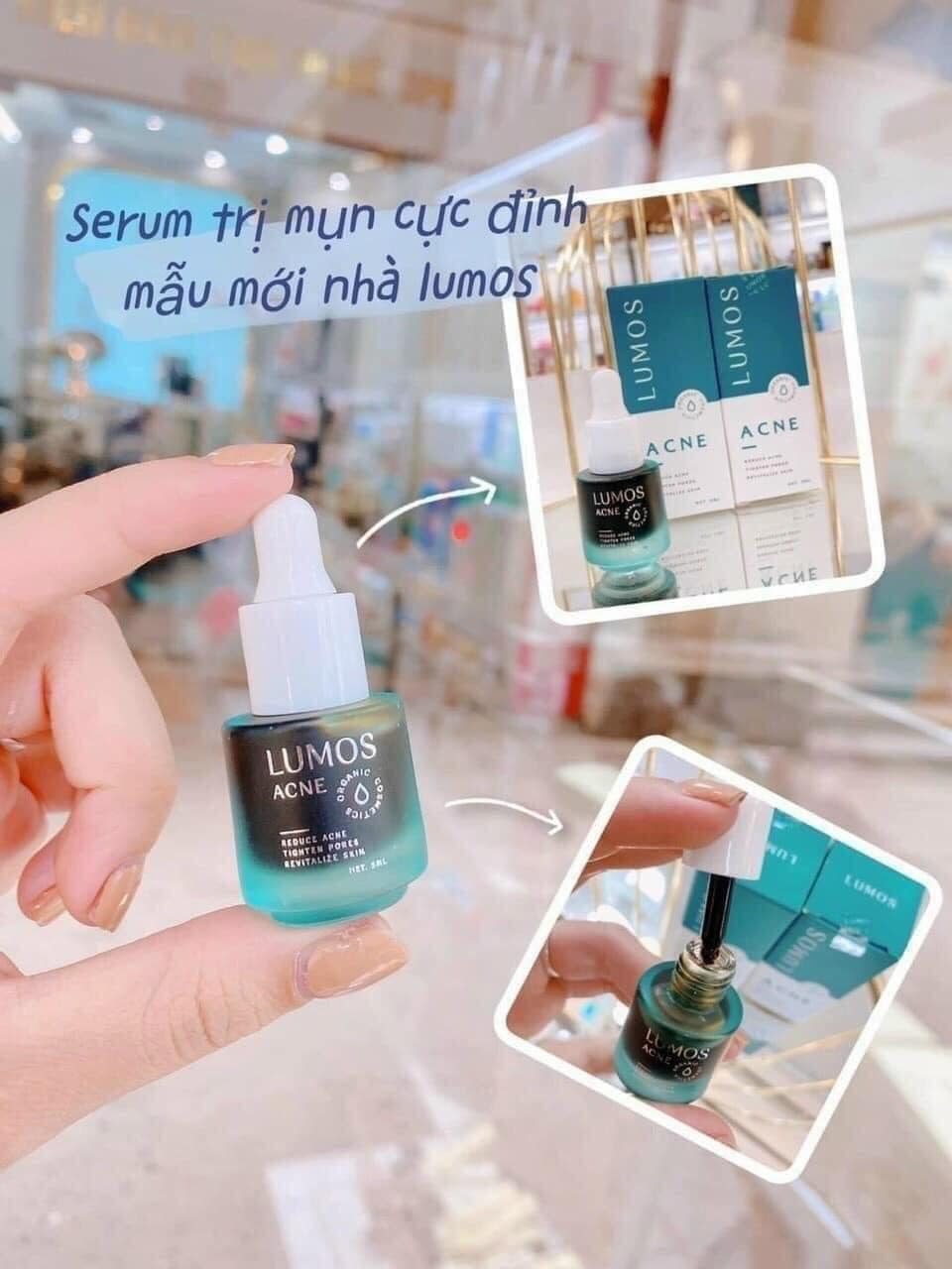 Serum trị mụn Lumos mẫu mới Chưa 1 dòng trị mụn nào qua được e luôn Serum trị mụn Lumos mẫu mới Chưa 1 dòng trị mụn nào qua được e luôn