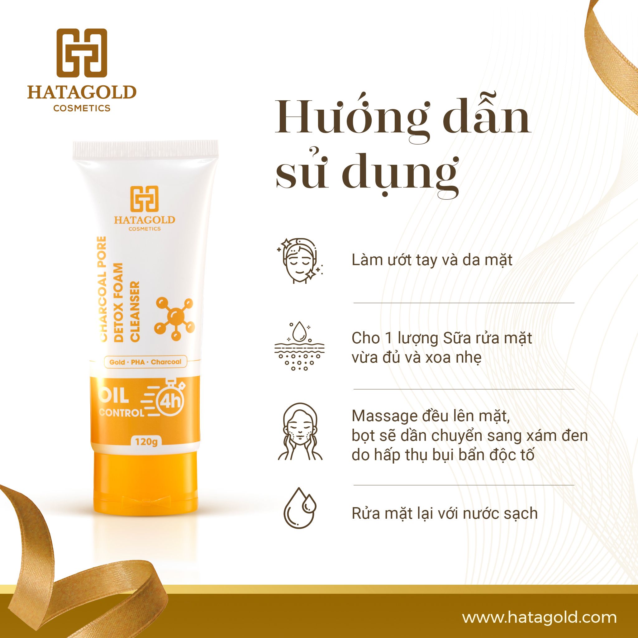 Sữa Rửa Mặt Thải Độc Than Hoạt Tính sẽ giúp Detox Hatagold Sữa Rửa Mặt Thải Độc Than Hoạt Tính sẽ giúp Detox Hatagold