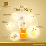 Kem Chống Nắng Cúc La Mã SPF50+ với công thức cải tiến mang đến màng chống nắng toàn diện cùng chỉ số chống nắng