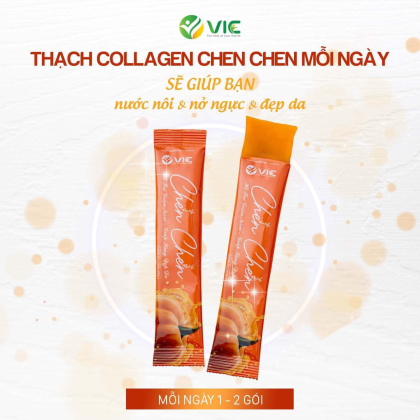 Thạch Bí Đỏ Chen Chen Vic Organic Dạng Hộp 14 gói Thạch Bí Đỏ Chen Chen Vic Organic Dạng Hộp 14 gói