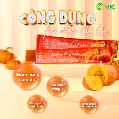 Thạch Bí Đỏ Chen Chen Vic Organic Dạng Hộp 14 gói Thạch Bí Đỏ Chen Chen Vic Organic Dạng Hộp 14 gói