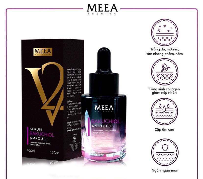 Serum Dưỡng Trắng Bakuchiol Ampoule V2 Meea Origin Serum Dưỡng Trắng Bakuchiol Ampoule V2 Meea Origin