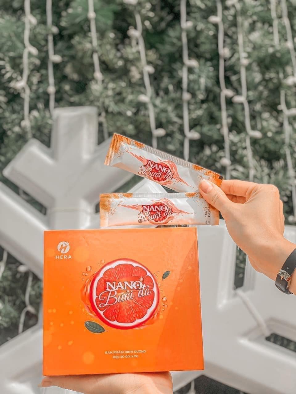 Giảm Cân Nano Bưởi Đỏ Hera chiết xuất 100% organic từ vườn dược liệu Hera Farm Giảm Cân Nano Bưởi Đỏ Hera chiết xuất 100% organic từ vườn dược liệu Hera Farm