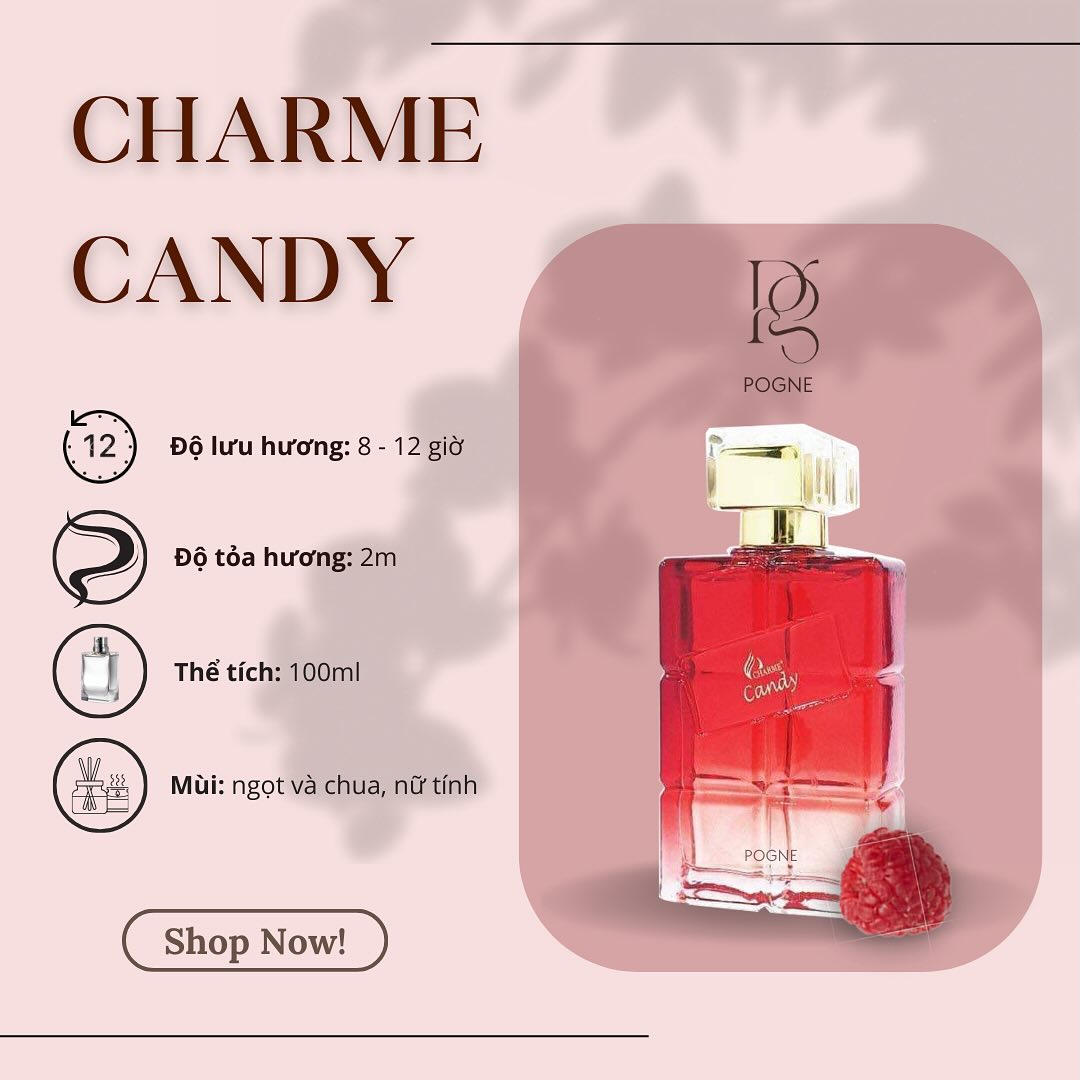 Nước Hoa Charme Candy 100ml Nước Hoa Charme Candy 100ml