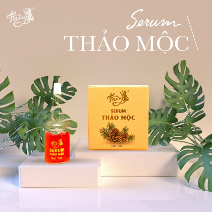Serum Phục Hồi Thảo Mộc Fairy Mini xài xong da đẹp hẳn ra