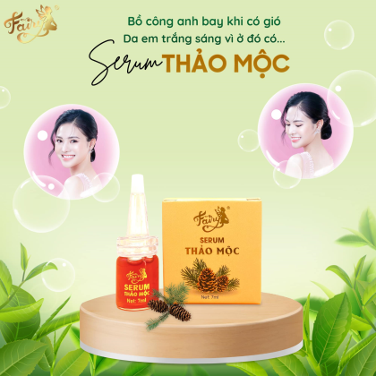 Serum Phục Hồi Thảo Mộc Fairy Mini xài xong da đẹp hẳn ra Serum Phục Hồi Thảo Mộc Fairy Mini xài xong da đẹp hẳn ra