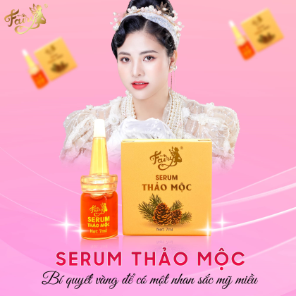 Serum Phục Hồi Thảo Mộc Fairy Mini xài xong da đẹp hẳn ra Serum Phục Hồi Thảo Mộc Fairy Mini xài xong da đẹp hẳn ra