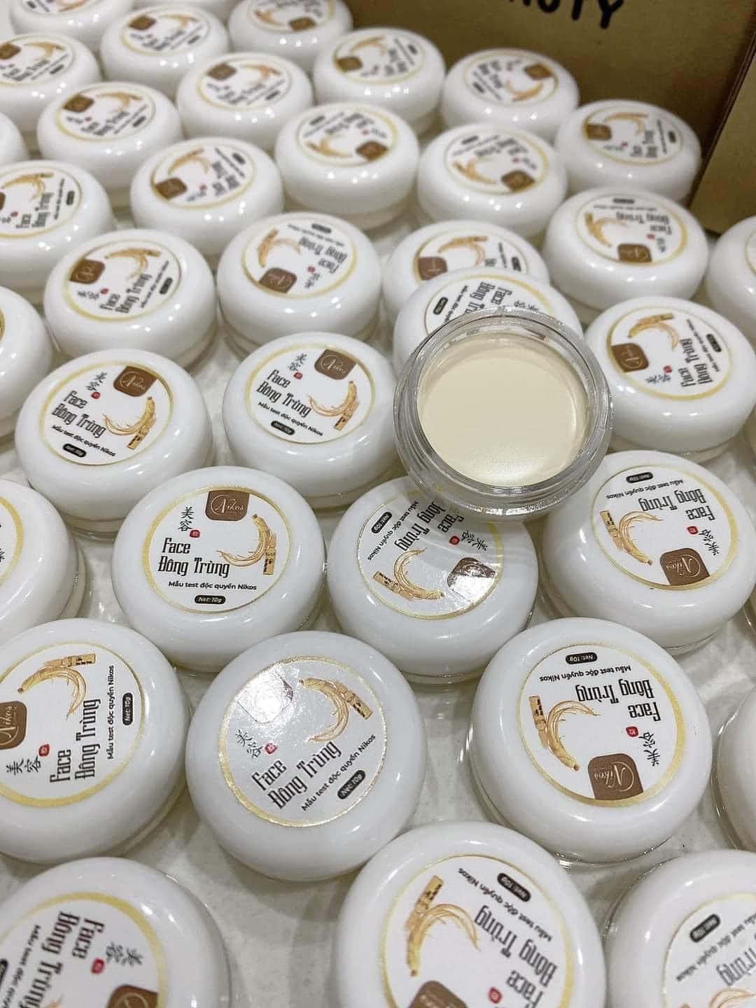 Kem face đông trùng Nicos Thanh Nhi Kem face đông trùng Nicos Thanh Nhi