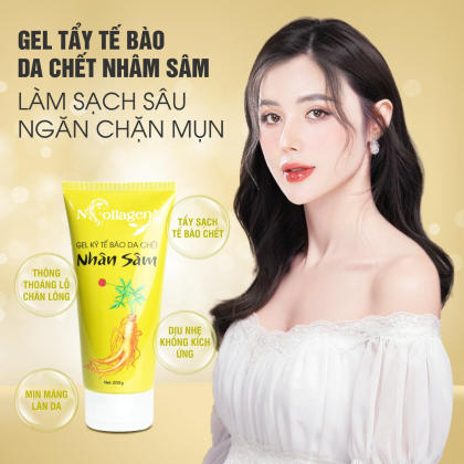 Tẩy Tế Bào Chết Nhân Sâm N Collagen bước skincare quan trọng không thể thiếu