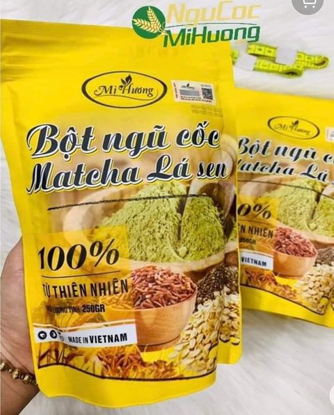 Bột Ngũ Cốc Matcha Lá Sen Giảm Mỡ Bụng Mị Hương giảm mỡ rất hiệu quả Bột Ngũ Cốc Matcha Lá Sen Giảm Mỡ Bụng Mị Hương giảm mỡ rất hiệu quả