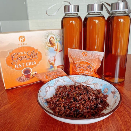 Trà gạo Lứt giảm cân Hera giúp hạn chế sự hấp thụ chất béo Trà gạo Lứt giảm cân Hera giúp hạn chế sự hấp thụ chất béo