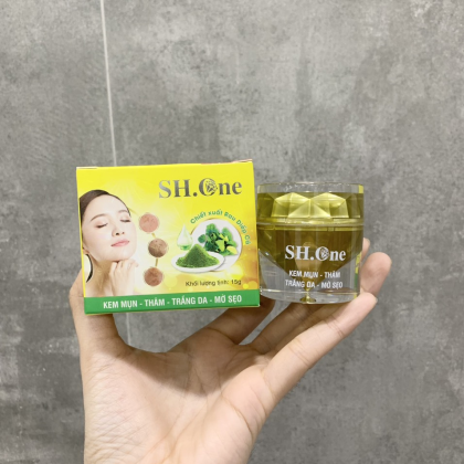 Kem Mụn Thâm Dưỡng Trắng Da SH One Chiết Xuất Rau Diếp Cá chính hãng Kem Mụn Thâm Dưỡng Trắng Da SH One Chiết Xuất Rau Diếp Cá chính hãng