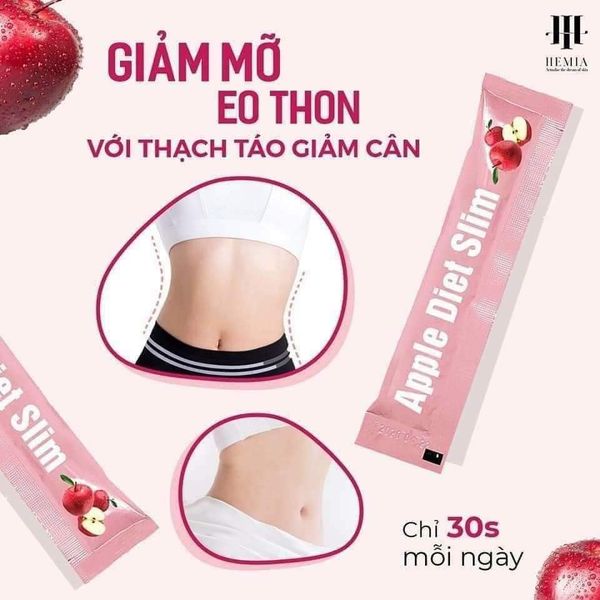 Tại sao nhiều người giữ dáng lại chọn thạch táo giảm cân Hemia Tại sao nhiều người giữ dáng lại chọn thạch táo giảm cân Hemia