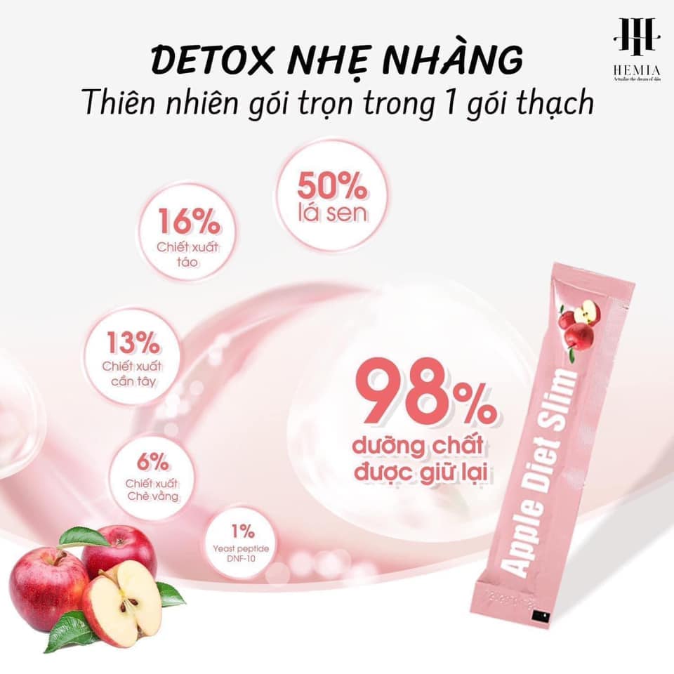 Tại sao nhiều người giữ dáng lại chọn thạch táo giảm cân Hemia Tại sao nhiều người giữ dáng lại chọn thạch táo giảm cân Hemia