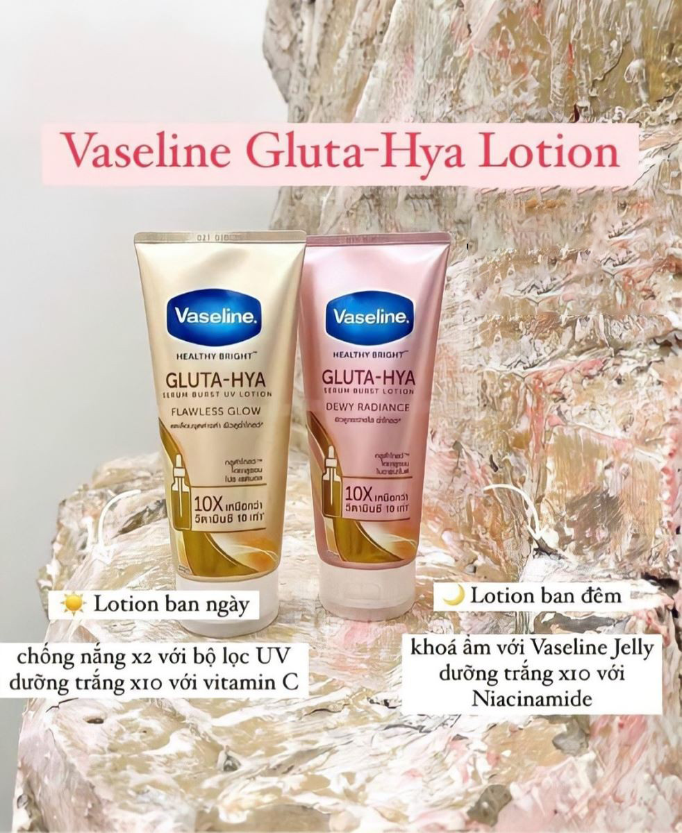 dưỡng thể chống nắng Vaseline Burst UV Lotion Flawless Glow dưỡng thể chống nắng Vaseline Burst UV Lotion Flawless Glow