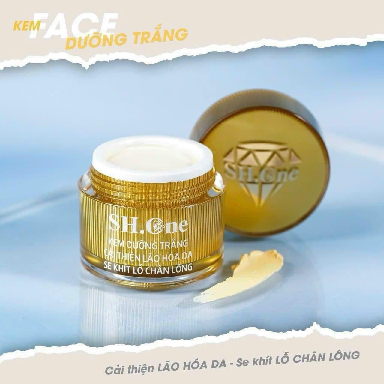 Kem Face Dưỡng Trắng Chống Lão Hoá B4 SH One Vàng Chiết Xuất Lá Tía Tô chính hãng Kem Face Dưỡng Trắng Chống Lão Hoá B4 SH One Vàng Chiết Xuất Lá Tía Tô chính hãng