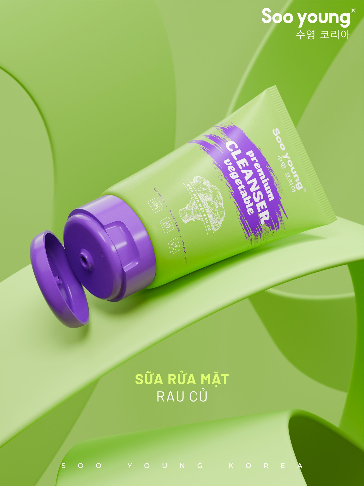 Sữa Rửa Mặt Rau Củ Soo Young Sữa Rửa Mặt Rau Củ Soo Young