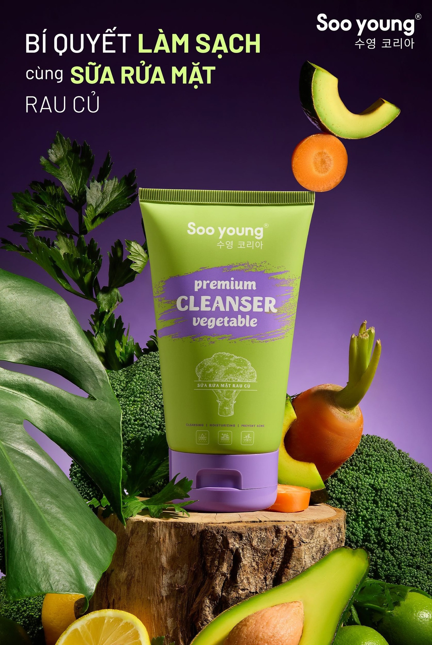 Sữa Rửa Mặt Rau Củ Soo Young Sữa Rửa Mặt Rau Củ Soo Young