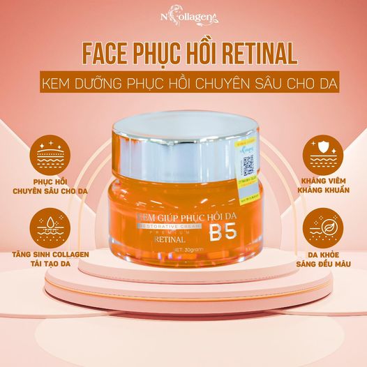 Kem Face Phục Hồi Da B5 N Collagen Tái tạo nền da mới khỏe đẹp hơn Kem Face Phục Hồi Da B5 N Collagen Tái tạo nền da mới khỏe đẹp hơn