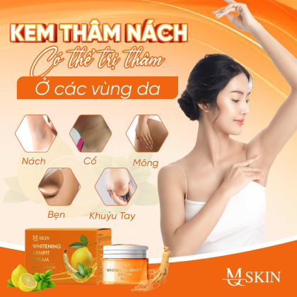 Combo Kem Tẩy Lông + Kem Thâm Nách MQ Skin Sâm Chanh Mật chính hãng Combo Kem Tẩy Lông + Kem Thâm Nách MQ Skin Sâm Chanh Mật chính hãng