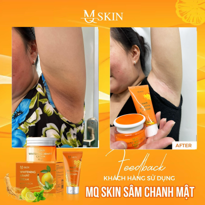 Combo Kem Tẩy Lông + Kem Thâm Nách MQ Skin Sâm Chanh Mật chính hãng Combo Kem Tẩy Lông + Kem Thâm Nách MQ Skin Sâm Chanh Mật chính hãng
