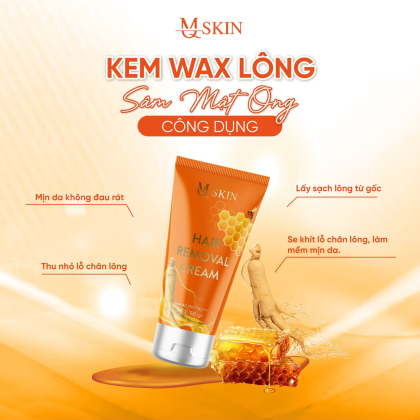 Combo Kem Tẩy Lông + Kem Thâm Nách MQ Skin Sâm Chanh Mật chính hãng Combo Kem Tẩy Lông + Kem Thâm Nách MQ Skin Sâm Chanh Mật chính hãng