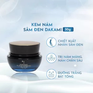 Kem Face Nám Nhân Sâm Đen Dakami Black Ginseng Ban Ngày 33g Kem Face Nám Nhân Sâm Đen Dakami Black Ginseng Ban Ngày 33g