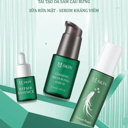Combo Tái Tạo Sâm Cau Rừng hãng MQ Skin