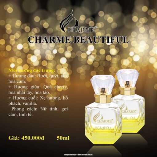 Nước Hoa Nữ Charme Beautiful 50ml Nước Hoa Nữ Charme Beautiful 50ml