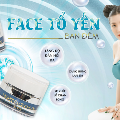 Kem Face Tổ Yến Ban Đêm N Collagen Kem Face Tổ Yến Ban Đêm N Collagen
