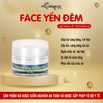 Kem Face Tổ Yến Ban Đêm N Collagen Kem Face Tổ Yến Ban Đêm N Collagen