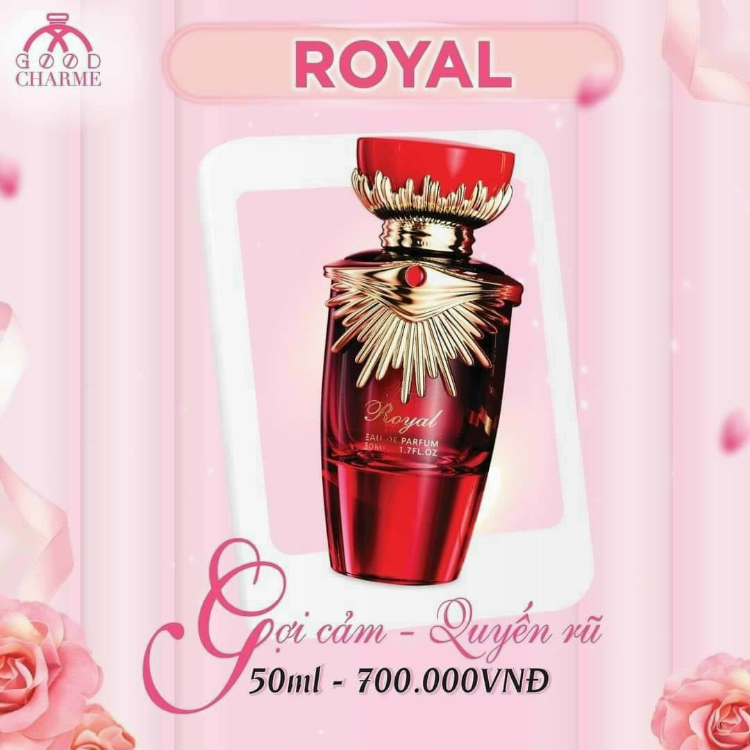 Charme Royal là nước hoa dành cho nữ với mẫu chai được thiết kế lấy ý tưởng từ một công nương của hoàng gia quý tộc Charme Royal là nước hoa dành cho nữ với mẫu chai được thiết kế lấy ý tưởng từ một công nương của hoàng gia quý tộc