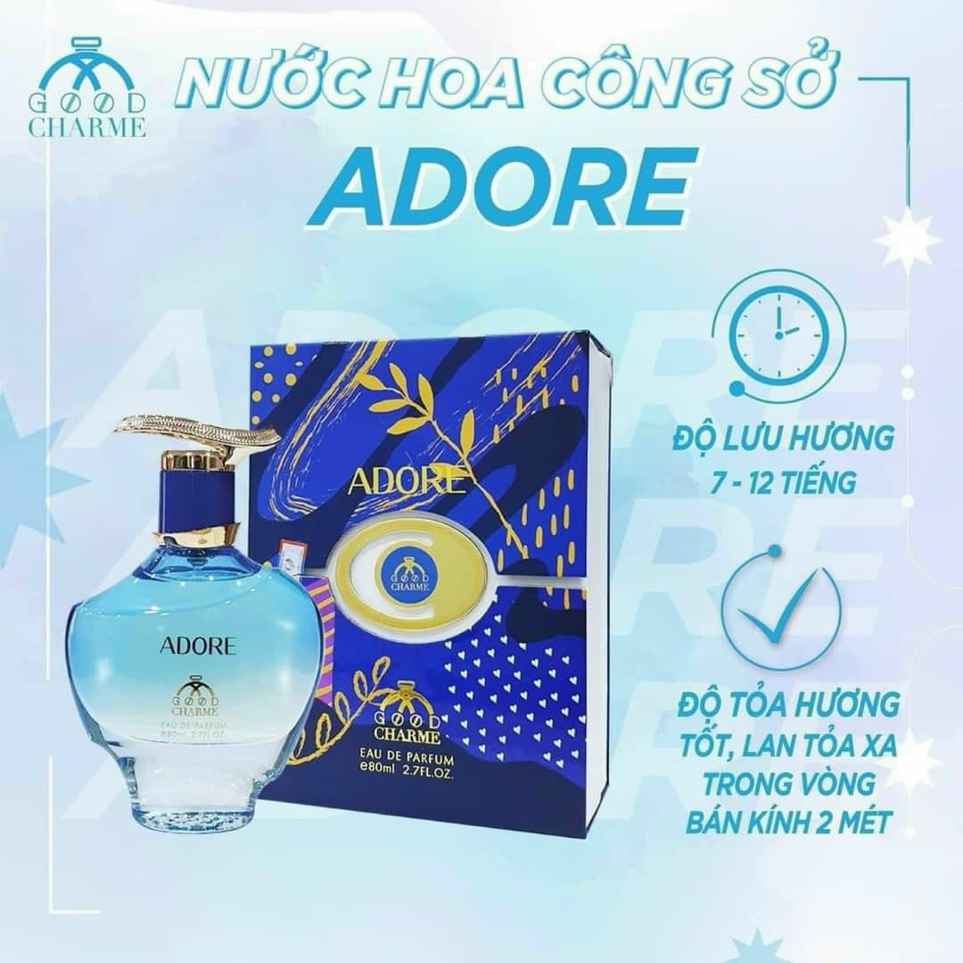 Khám Phá Sự Quyến Rũ với Nước Hoa Nữ Good Charme Adore 80ml Khám Phá Sự Quyến Rũ với Nước Hoa Nữ Good Charme Adore 80ml