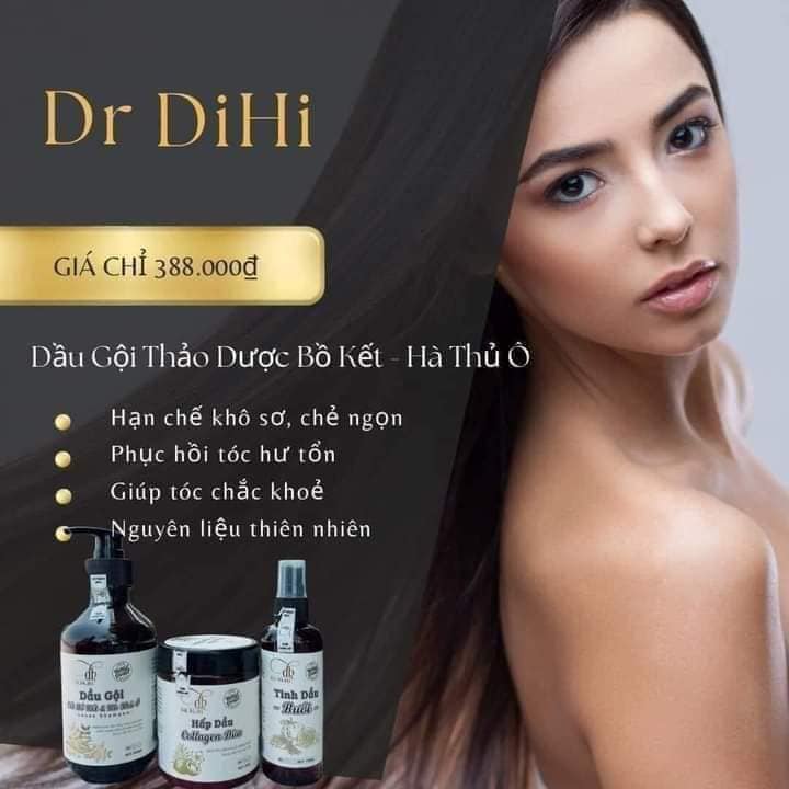 Combo gội xã xịt bồ kết bưởi dừa Dr Di.Hi bộ 3 món Combo gội xã xịt bồ kết bưởi dừa Dr Di.Hi bộ 3 món