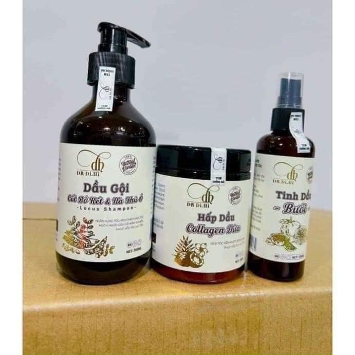 Combo gội xã xịt bồ kết bưởi dừa Dr Di.Hi bộ 3 món Combo gội xã xịt bồ kết bưởi dừa Dr Di.Hi bộ 3 món