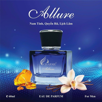 Nước hoa Charme Allure dành cho nam được các chuyên gia điều chế đến từ Pháp