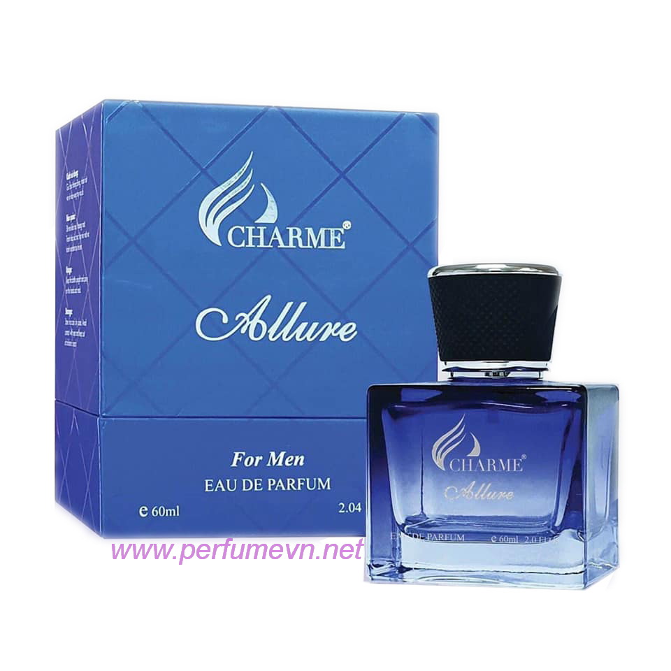 Nước hoa Charme Allure dành cho nam được các chuyên gia điều chế đến từ Pháp Nước hoa Charme Allure dành cho nam được các chuyên gia điều chế đến từ Pháp
