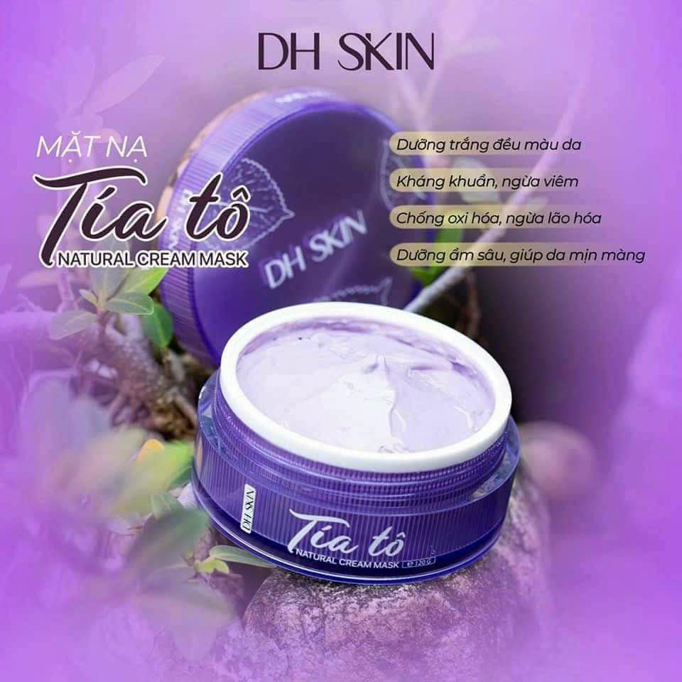 Mặt Nạ Tía Tô DH Skin mang hiệu quả tuyệt vời từ những lá tía tô nguyên chất Mặt Nạ Tía Tô DH Skin mang hiệu quả tuyệt vời từ những lá tía tô nguyên chất