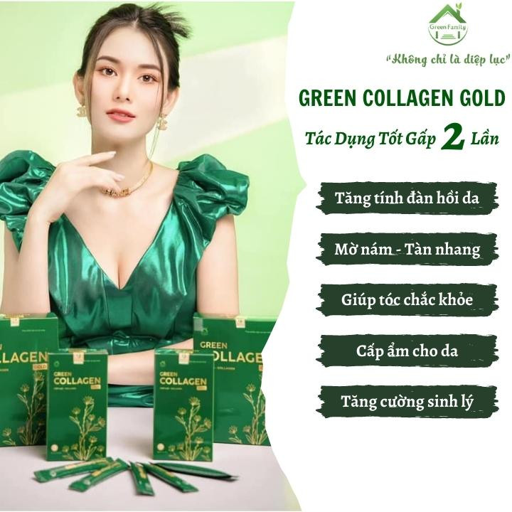 Thực Phẩm Bảo Vệ Sức Khỏe Green Collagen Gold - Green Collagen Gold Thực Phẩm Bảo Vệ Sức Khỏe Green Collagen Gold - Green Collagen Gold