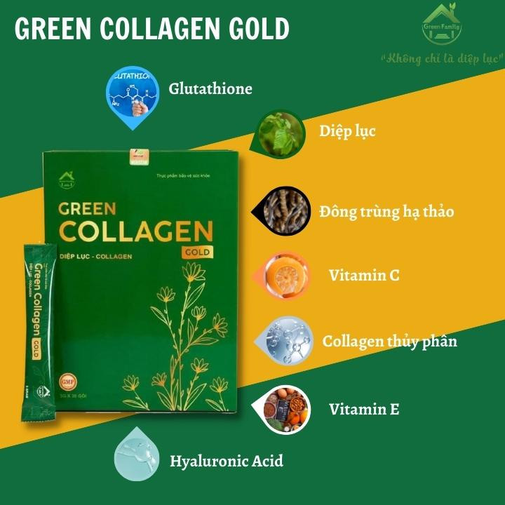 Thực Phẩm Bảo Vệ Sức Khỏe Green Collagen Gold - Green Collagen Gold Thực Phẩm Bảo Vệ Sức Khỏe Green Collagen Gold - Green Collagen Gold