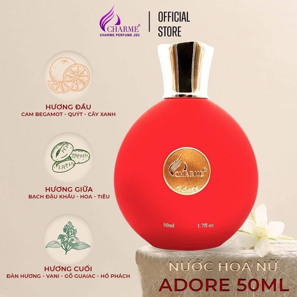 Nước hoa Charme Adore 50ml Đẹp không tì miếng vết nào hết chơn Nước hoa Charme Adore 50ml Đẹp không tì miếng vết nào hết chơn