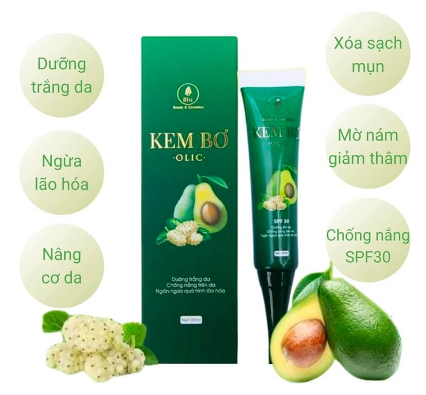 KEM BƠ CẤY TRẮNG NANO OLIC KEM BƠ CẤY TRẮNG NANO OLIC