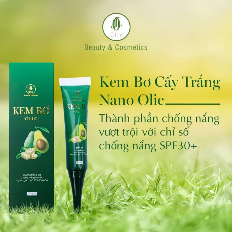KEM BƠ CẤY TRẮNG NANO OLIC KEM BƠ CẤY TRẮNG NANO OLIC