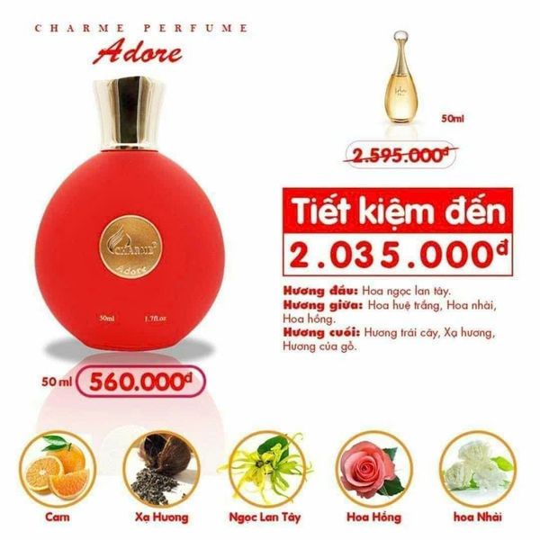 Nước Hoa Charme Chance 30ml Nước Hoa Charme Chance 30ml