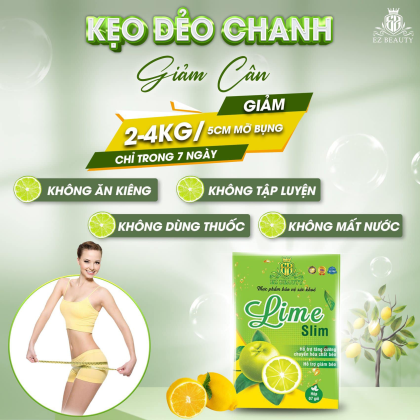 Kẹo Giảm Cân Chanh Lime Slim Ez Beauty Kẹo Giảm Cân Chanh Lime Slim Ez Beauty