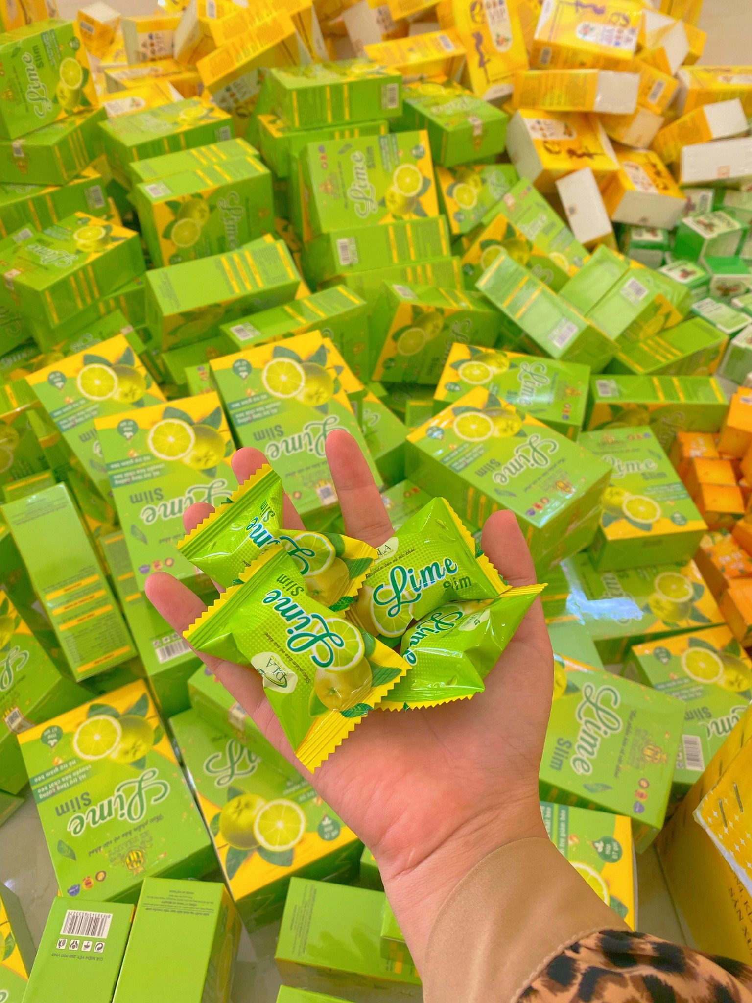 Kẹo Giảm Cân Chanh Lime Slim Ez Beauty Kẹo Giảm Cân Chanh Lime Slim Ez Beauty