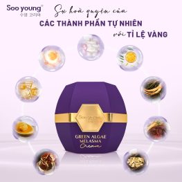 Kem Face Tím Ngừa Nám Lục Tảo Soo Young – Green Algae Melasma Cream Kem Face Tím Ngừa Nám Lục Tảo Soo Young – Green Algae Melasma Cream