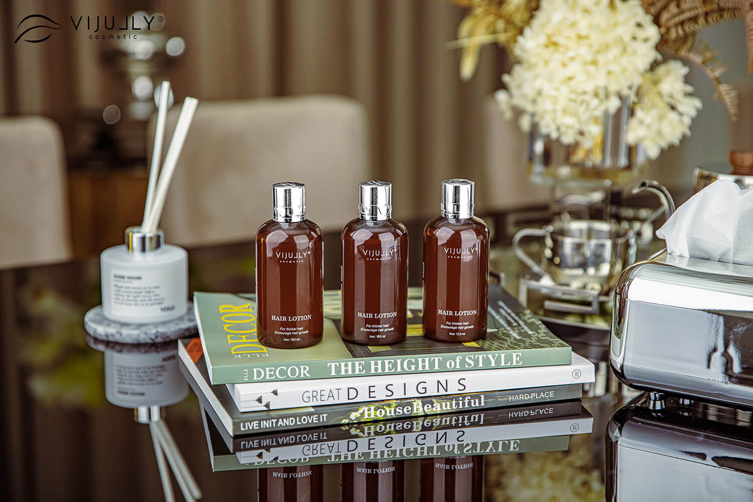 Tinh dầu bưởi Vi Jully Giúp nuôi dưỡng tóc từ chân tóc tới ngọn Tinh dầu bưởi Vi Jully Giúp nuôi dưỡng tóc từ chân tóc tới ngọn